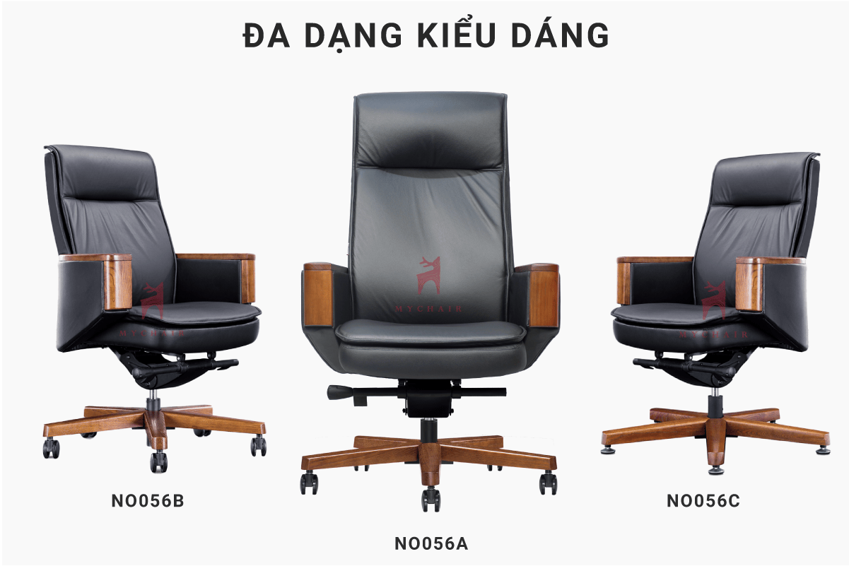 Ghế Phòng Họp Da Cao Cấp Nhập Khẩu MyChair NO056C