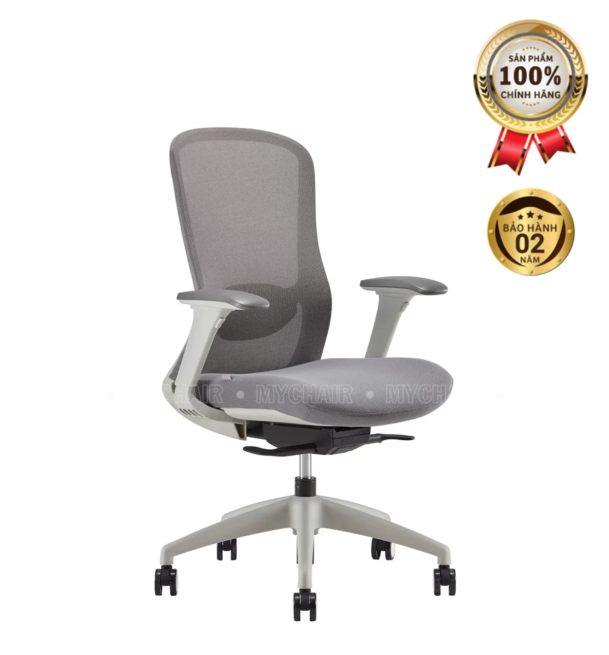 Ghế Xoay Lưới Nỉ MyChair FM114BW Nhập Khẩu Chính Hãng