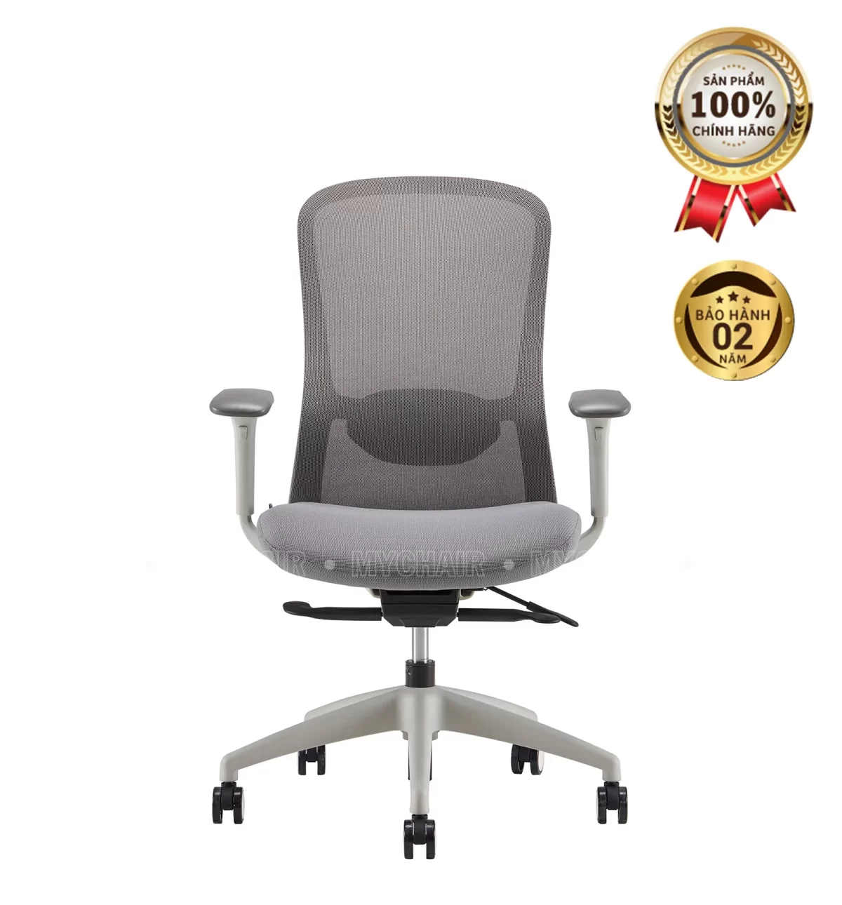 Ghế Xoay Lưới Nỉ MyChair FM114BW Nhập Khẩu Chính Hãng