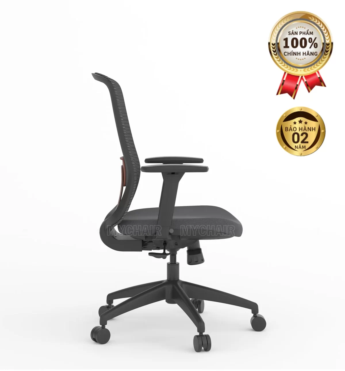 Ghế Xoay Lưới Nỉ Cao Cấp Nhập Khẩu MyChair FM112BB
