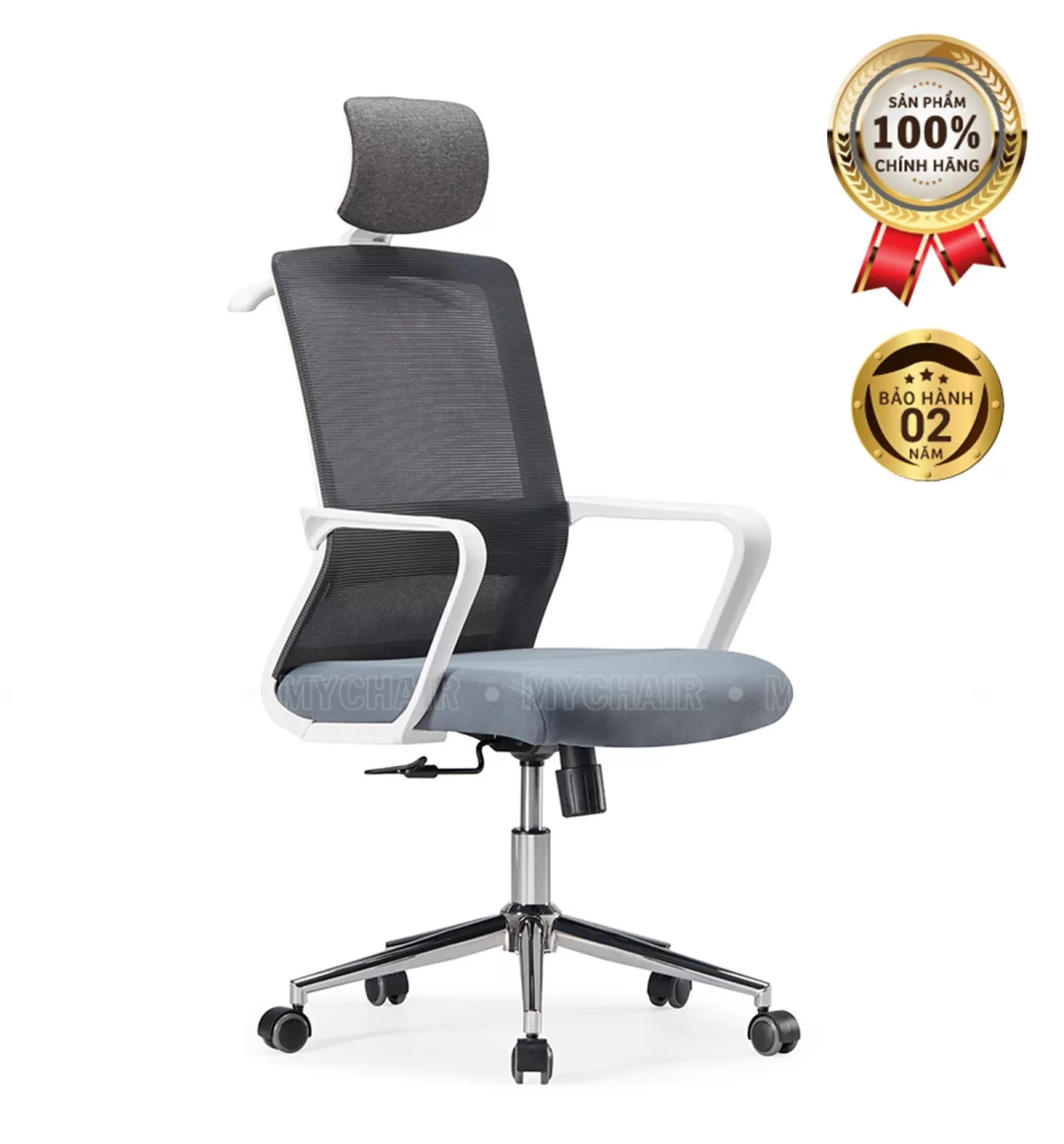Ghế Xoay Lưới Nỉ Cao Cấp Nhập Khẩu MyChair FM022A