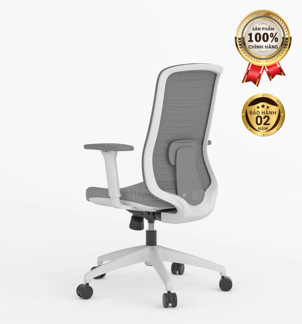 Ghế Xoay Lưới Nỉ Cao Cấp Nhập Khẩu MyChair FM112BW