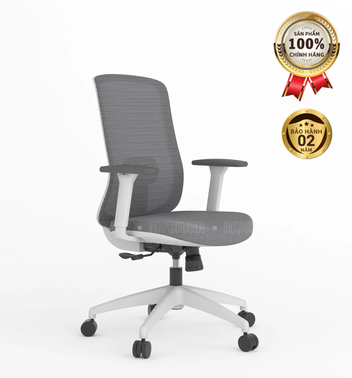 Ghế Xoay Lưới Nỉ Cao Cấp Nhập Khẩu MyChair FM112BW