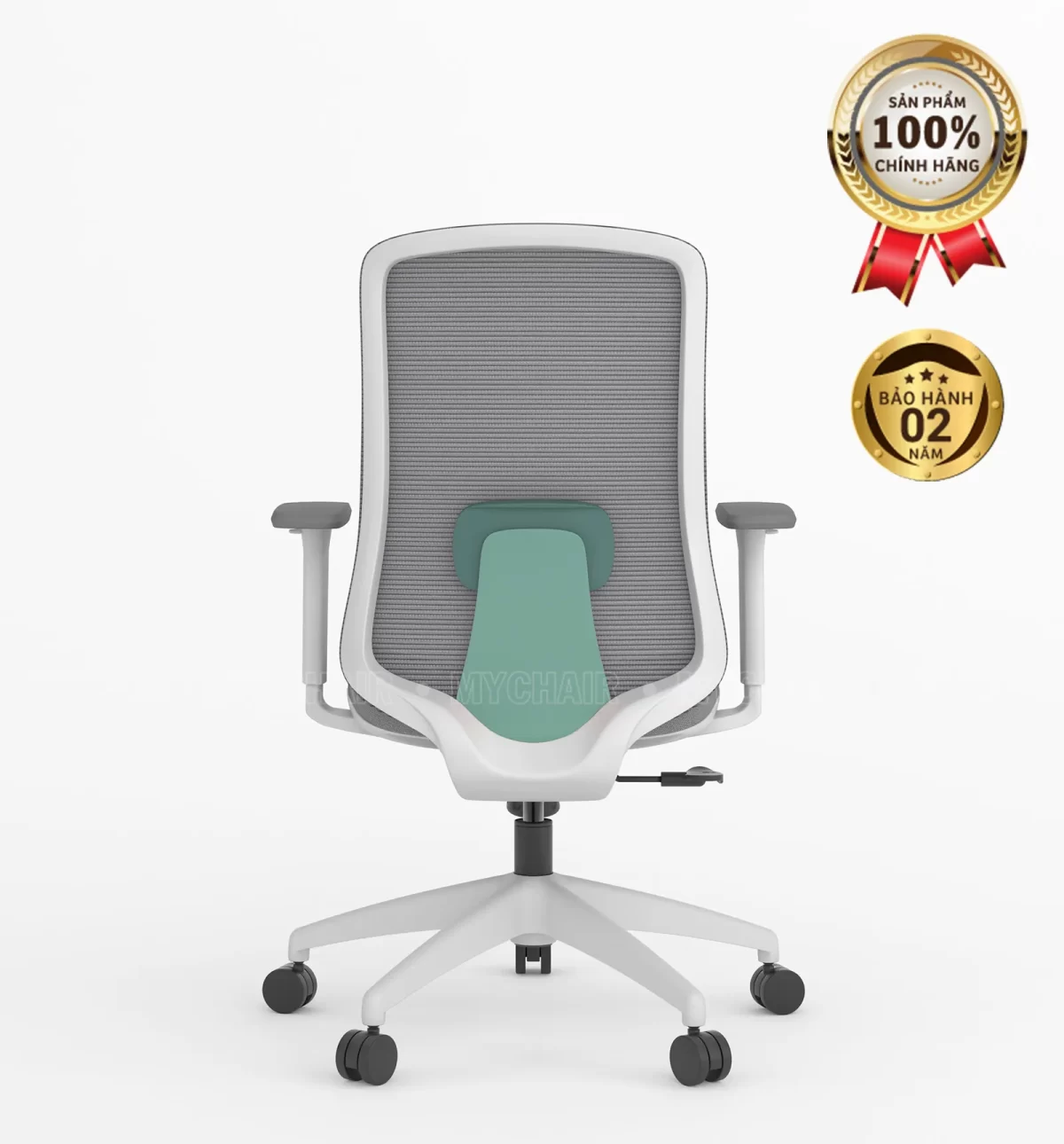 Ghế Xoay Lưới Nỉ Cao Cấp Nhập Khẩu MyChair FM112BW
