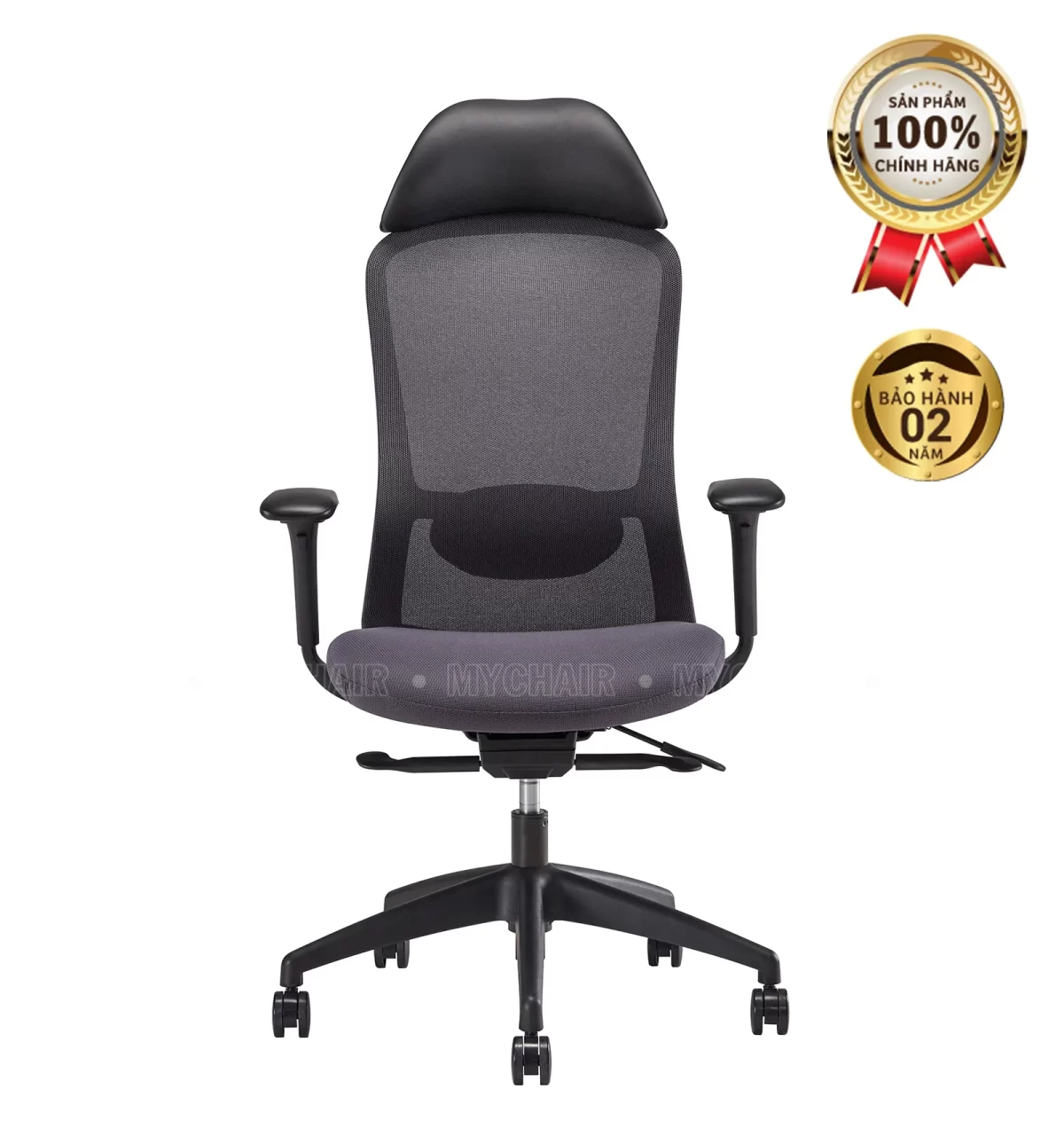 Ghế Xoay Lưới Nỉ Cao Cấp Nhập Khẩu MyChair FM114AB