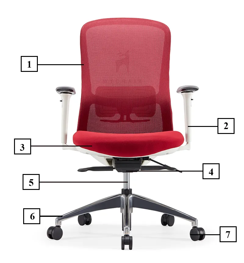 Ghế Xoay Lưới Nỉ Cao Cấp Nhập Khẩu MyChair FM23B1 Ghế Xoay Lưới Nỉ Cao Cấp Nhập Khẩu MyChair FM23B1