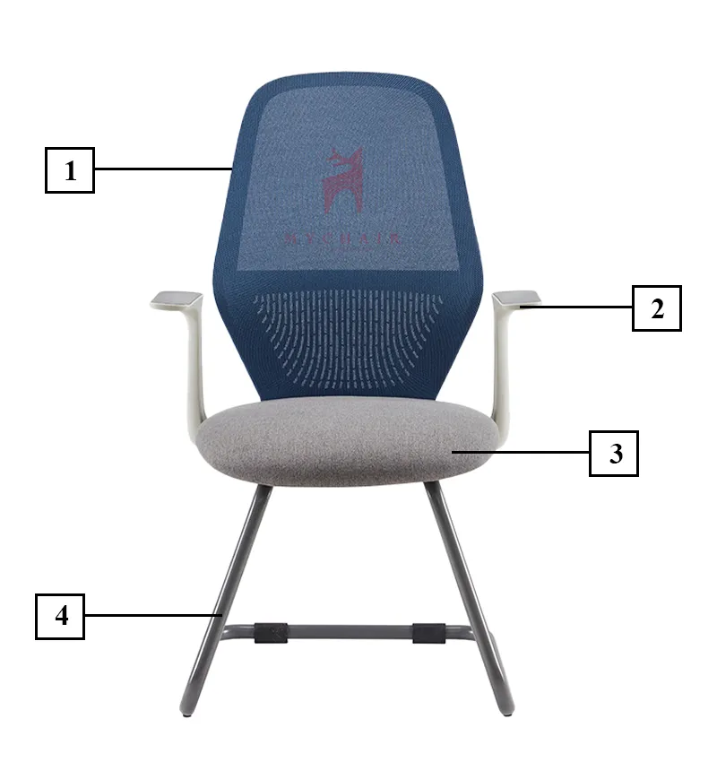 Ghế Văn Phòng Lưới Nỉ Cao Cấp Nhập Khẩu MyChair FM113CW Ghế Văn Phòng Lưới Nỉ Cao Cấp Nhập Khẩu MyChair FM113CW