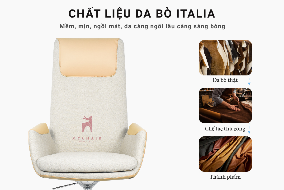 Ghế Giám Đốc Da Cao Cấp Nhập Khẩu MyChair FA734A Ghế Giám Đốc Da Cao Cấp Nhập Khẩu MyChair FA734A