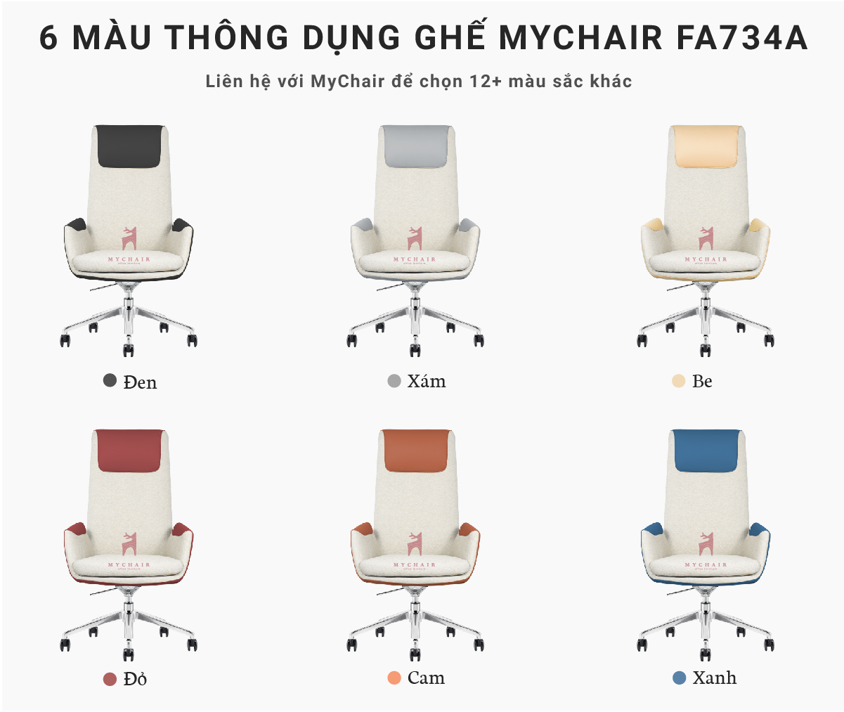 Ghế Giám Đốc Da Cao Cấp Nhập Khẩu MyChair FA734A Ghế Giám Đốc Da Cao Cấp Nhập Khẩu MyChair FA734A