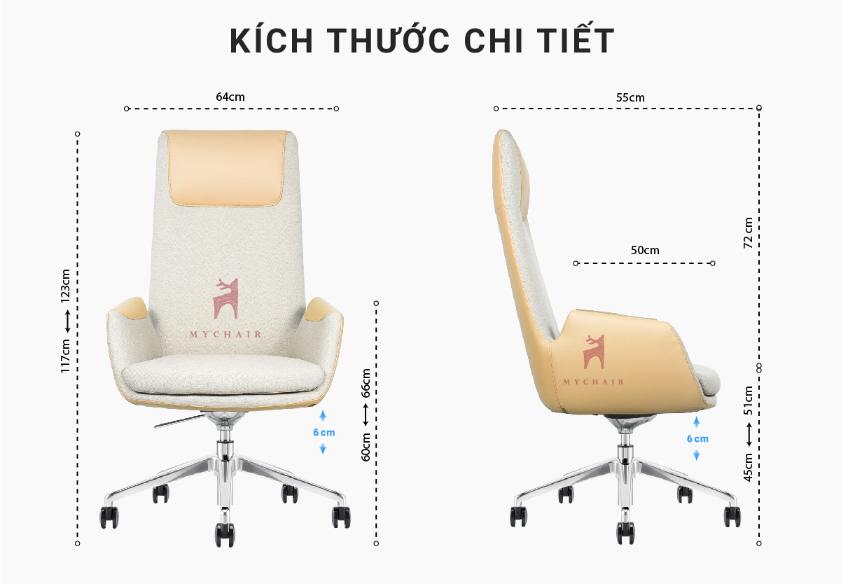 Ghế Giám Đốc Da Cao Cấp Nhập Khẩu MyChair FA734A Ghế Giám Đốc Da Cao Cấp Nhập Khẩu MyChair FA734A