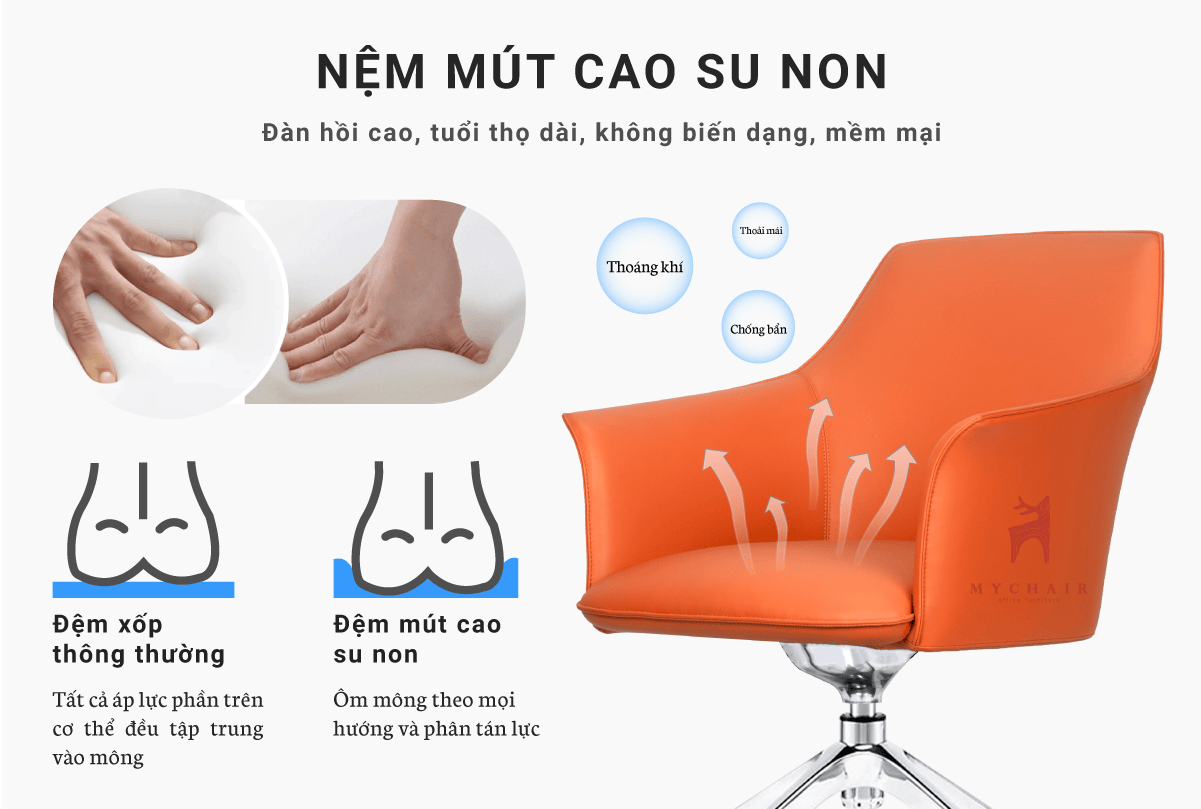 Ghế Tiếp Khách Cao Cấp Nhập Khẩu MyChair ME923C Ghế Tiếp Khách Cao Cấp Nhập Khẩu MyChair ME923C