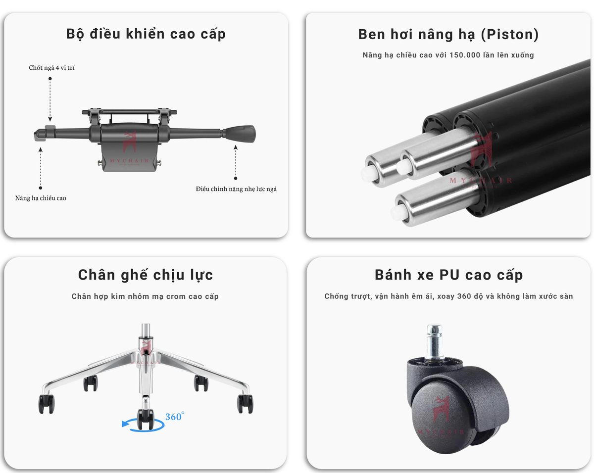 Ghế Giám Đốc Da Cao Cấp Nhập Khẩu MyChair FA928A Ghế Giám Đốc Da Cao Cấp Nhập Khẩu MyChair FA928A