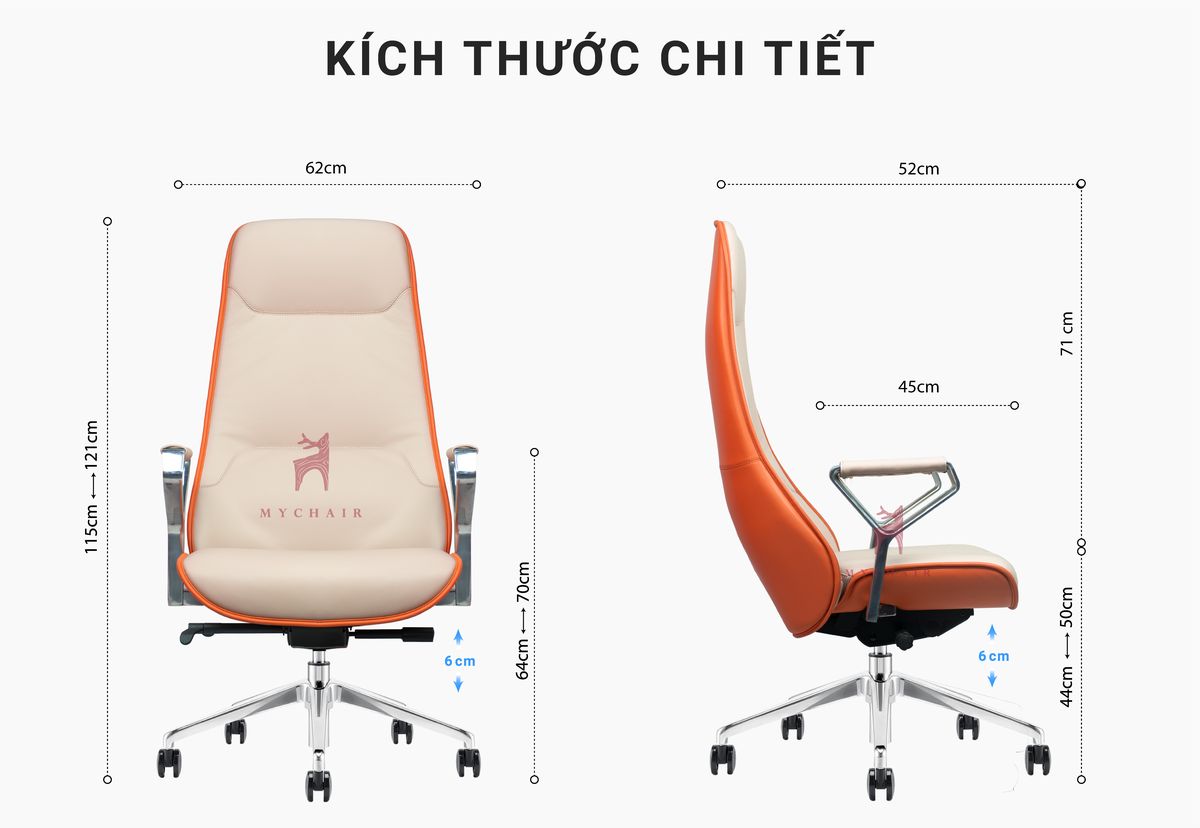 Ghế Giám Đốc Da Cao Cấp Nhập Khẩu MyChair FA928A Ghế Giám Đốc Da Cao Cấp Nhập Khẩu MyChair FA928A