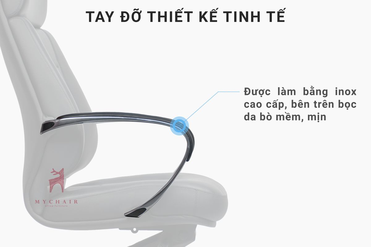 Ghế Giám Đốc Da Cao Cấp Nhập Khẩu MyChair MO612A Ghế Giám Đốc Da Cao Cấp Nhập Khẩu MyChair MO612A