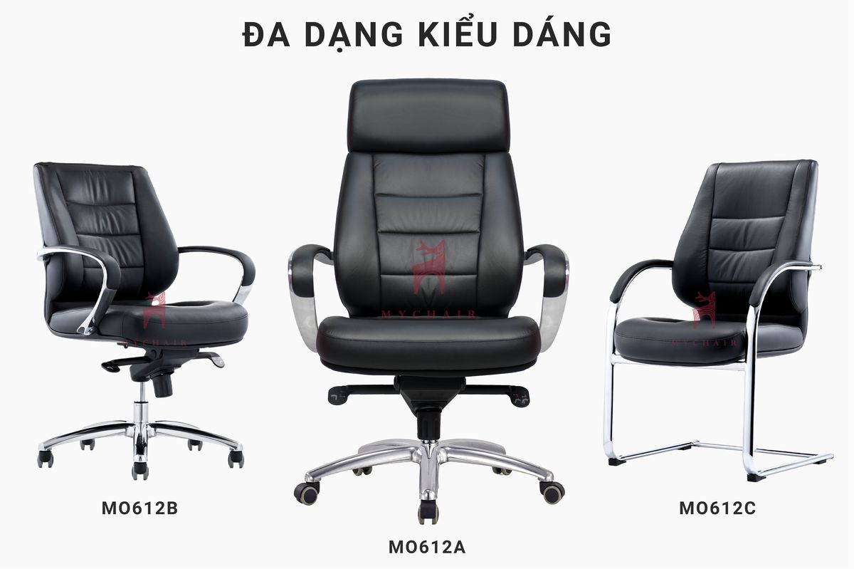 Ghế Giám Đốc Da Cao Cấp Nhập Khẩu MyChair MO612A Ghế Giám Đốc Da Cao Cấp Nhập Khẩu MyChair MO612A