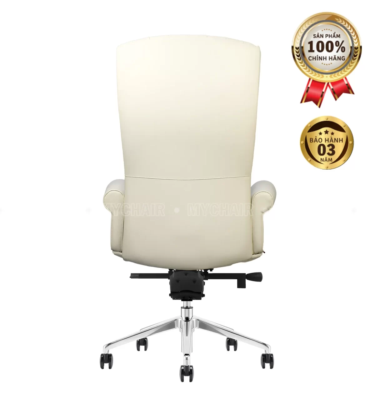 Ghế Giám Đốc Da MyChair NO31A Màu Trắng Cao Cấp