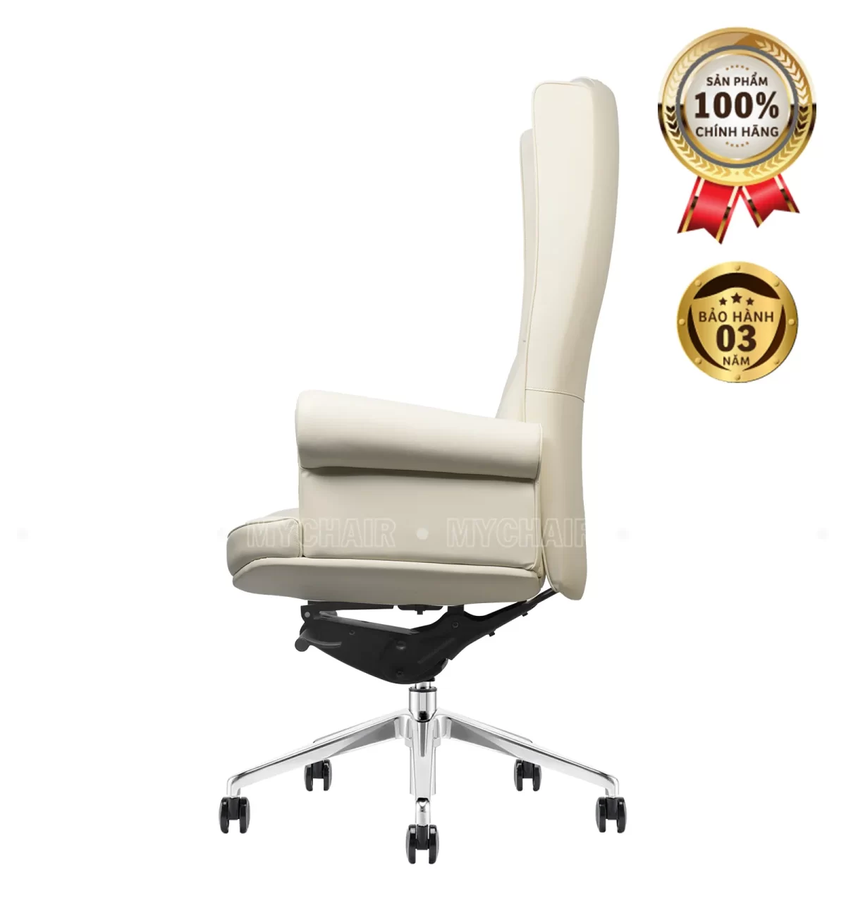 Ghế Giám Đốc Da MyChair NO31A Màu Trắng Cao Cấp