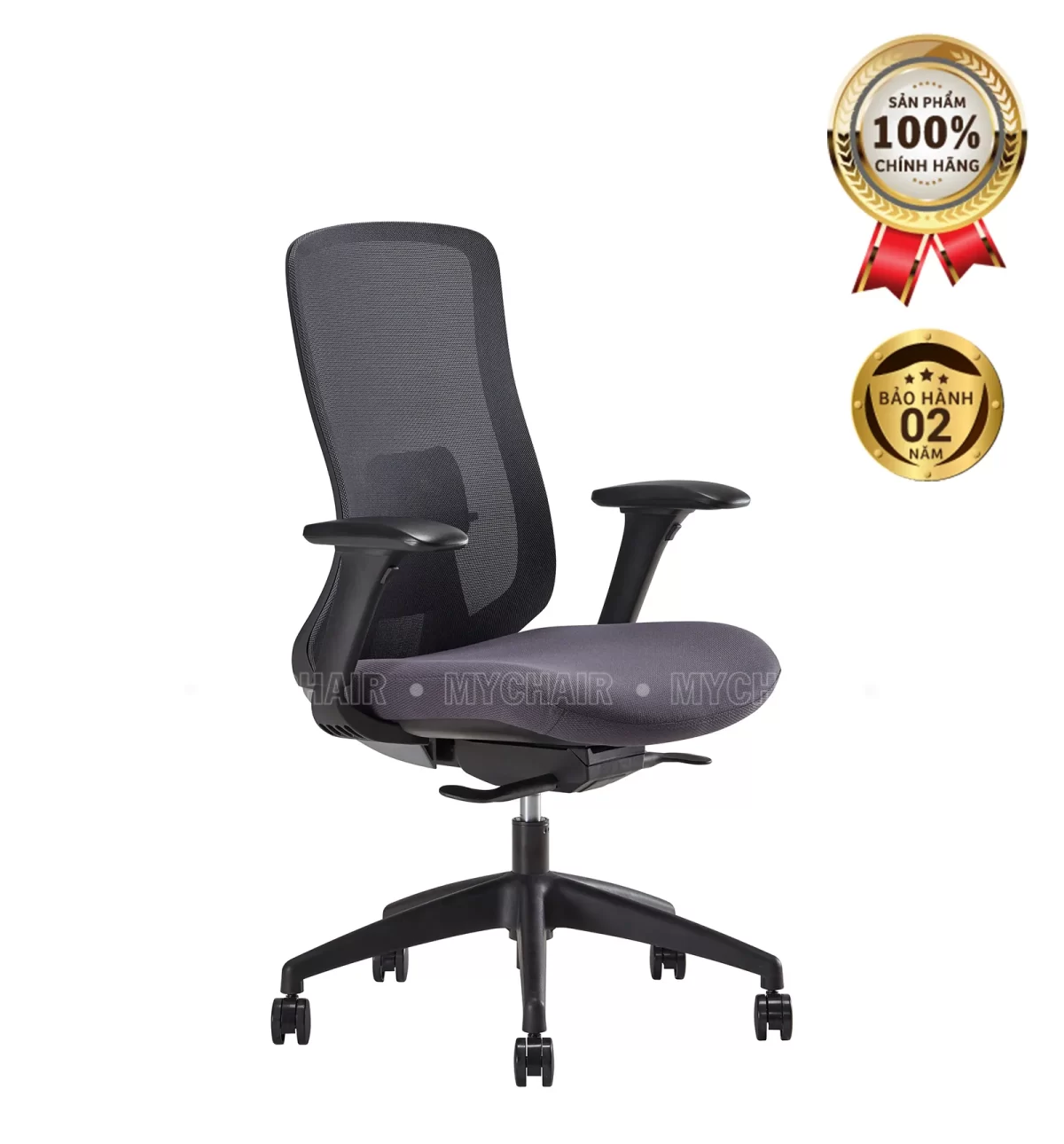Ghế Xoay Lưới Nỉ Cao Cấp Nhập Khẩu MyChair FM115BB