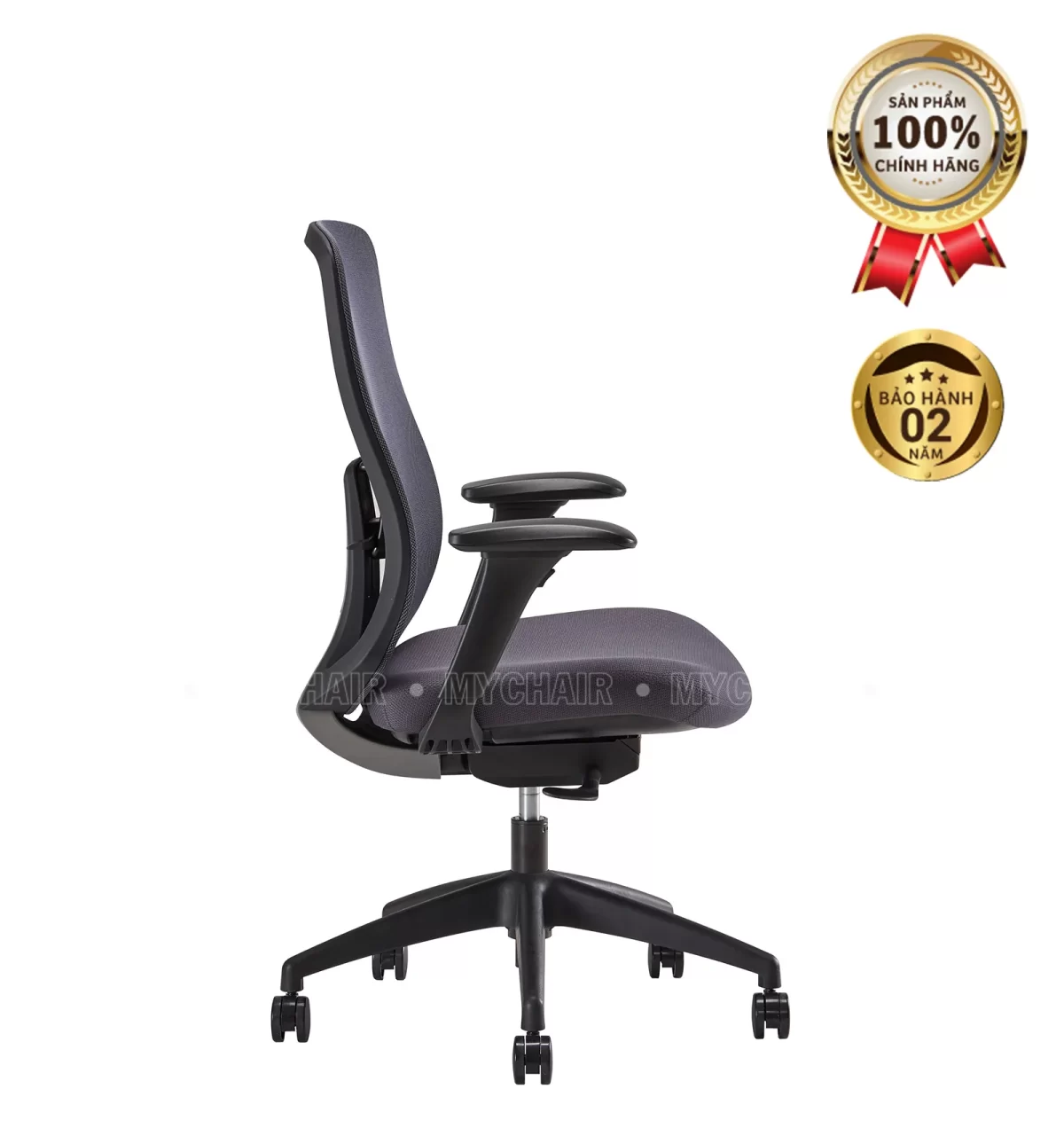 Ghế Xoay Lưới Nỉ Cao Cấp Nhập Khẩu MyChair FM115BB