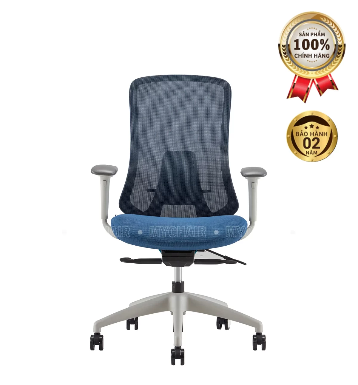 Ghế Xoay Lưới Nỉ Cao Cấp Nhập Khẩu MyChair FM115BW