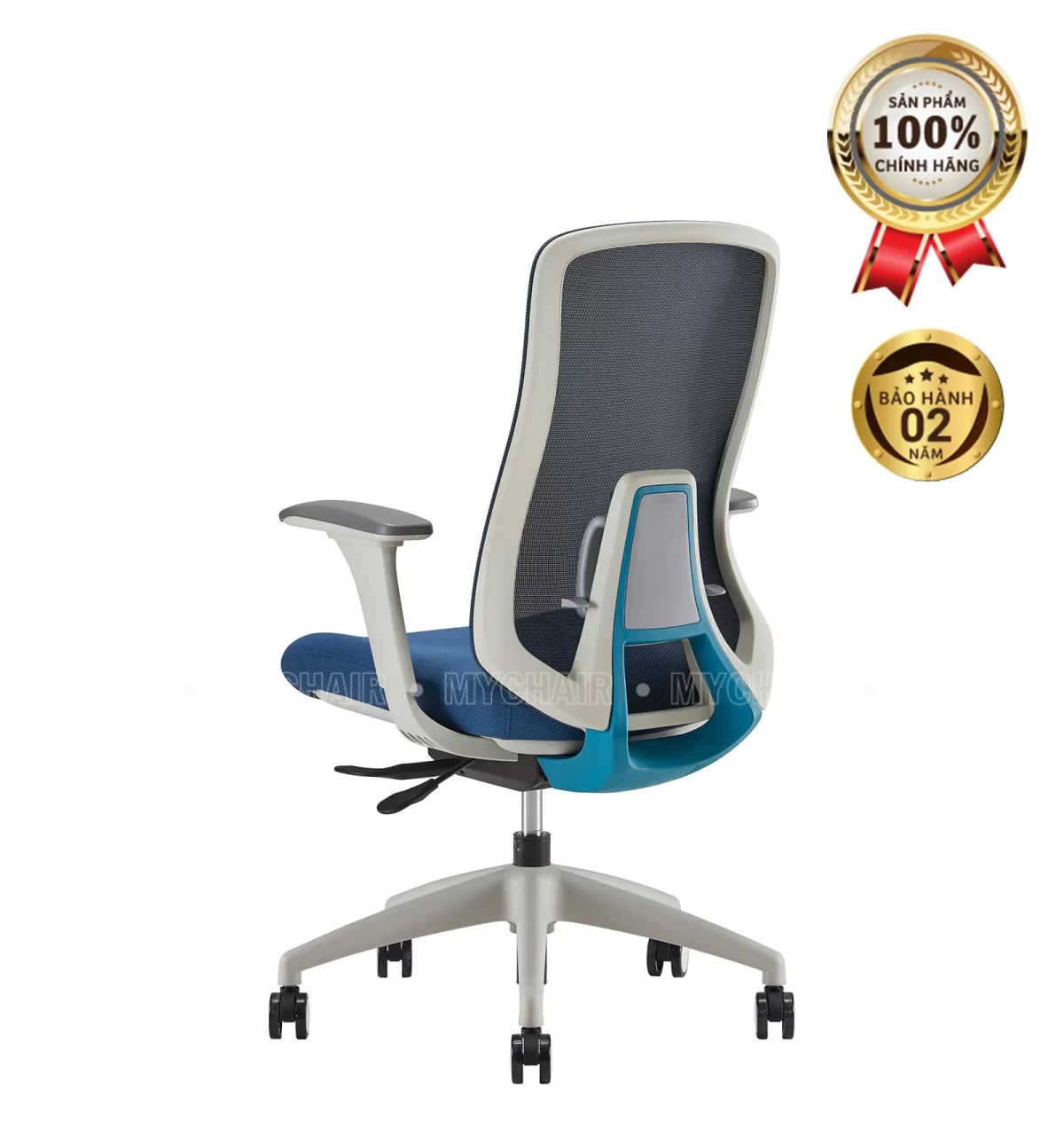 Ghế Xoay Lưới Nỉ Cao Cấp Nhập Khẩu MyChair FM115BW