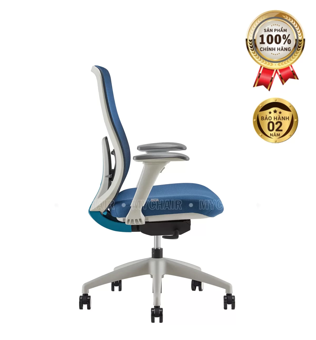 Ghế Xoay Lưới Nỉ Cao Cấp Nhập Khẩu MyChair FM115BW