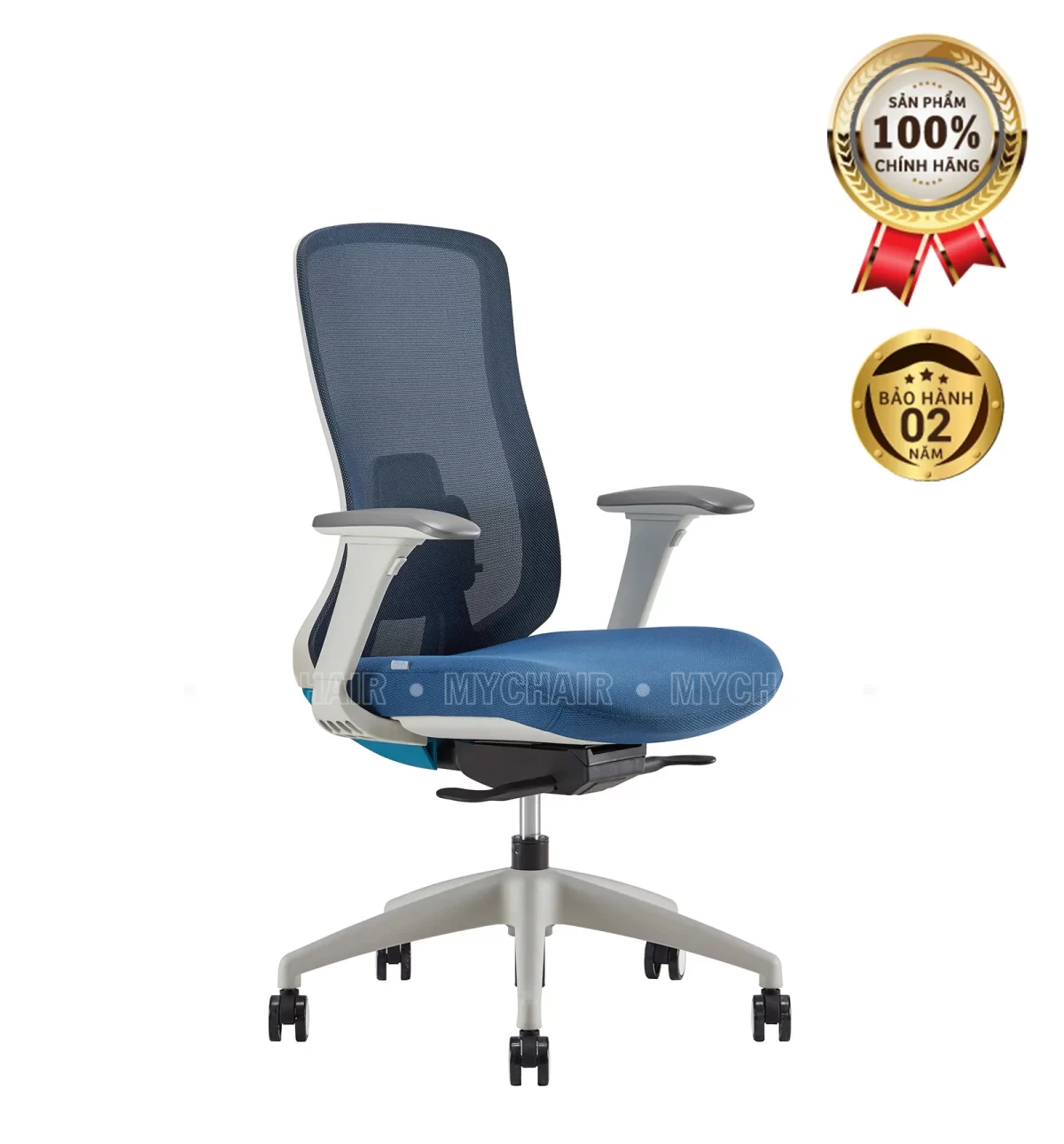 Ghế Xoay Lưới Nỉ Cao Cấp Nhập Khẩu MyChair FM115BW