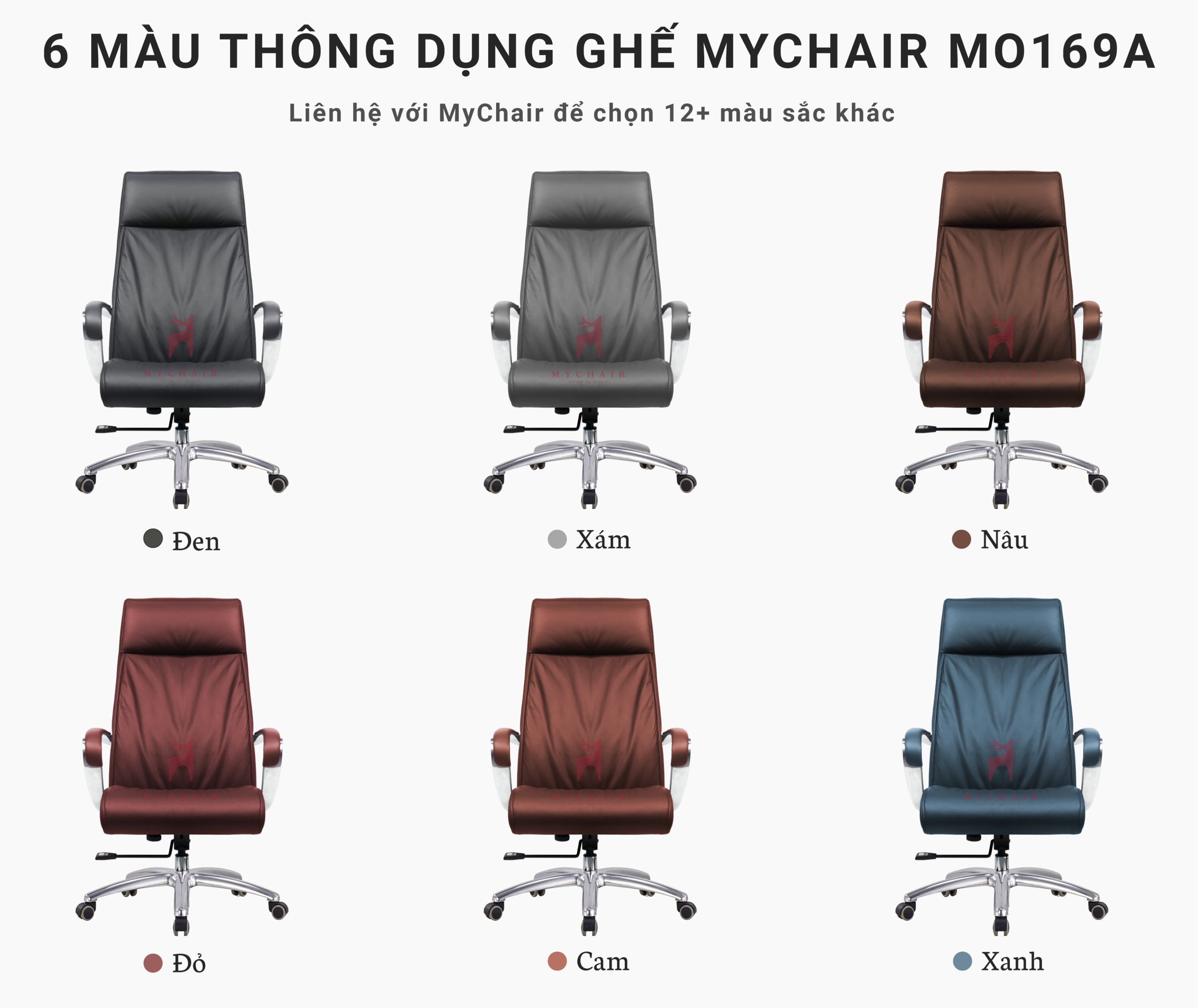 Ghế Giám Đốc Da Cao Cấp Nhập Khẩu MyChair MO169A