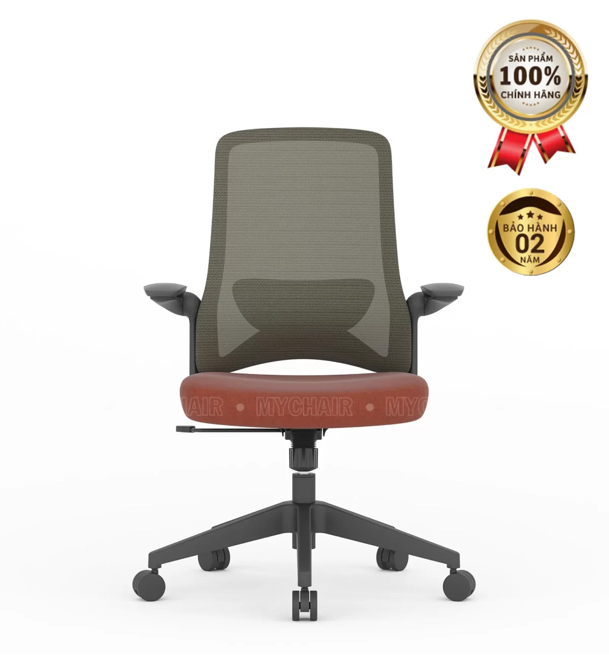 Ghế Xoay Lưới Nỉ Cao Cấp Nhập Khẩu MyChair FM121BB