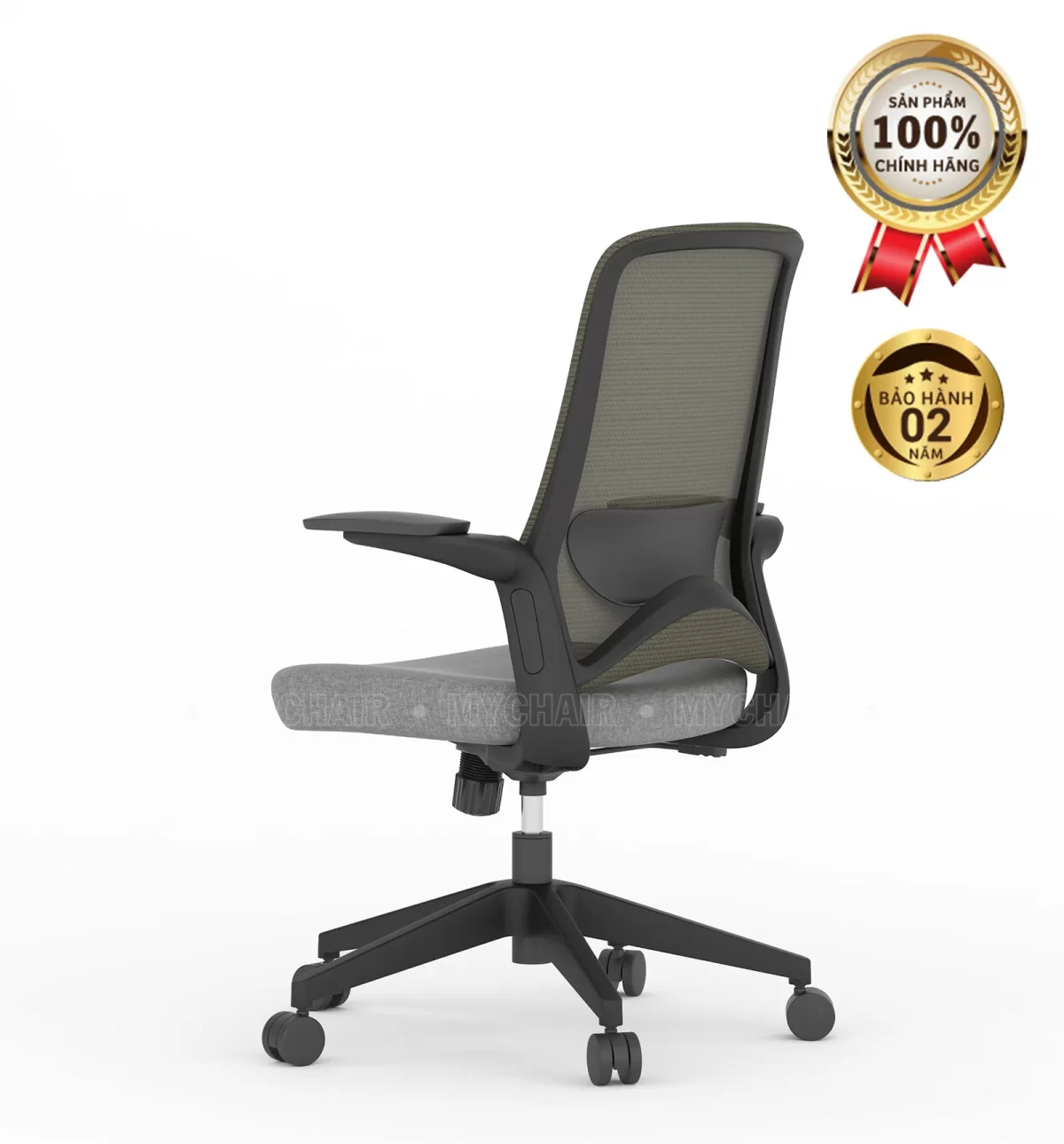 Ghế Xoay Lưới Nỉ Cao Cấp Nhập Khẩu MyChair FM121BB