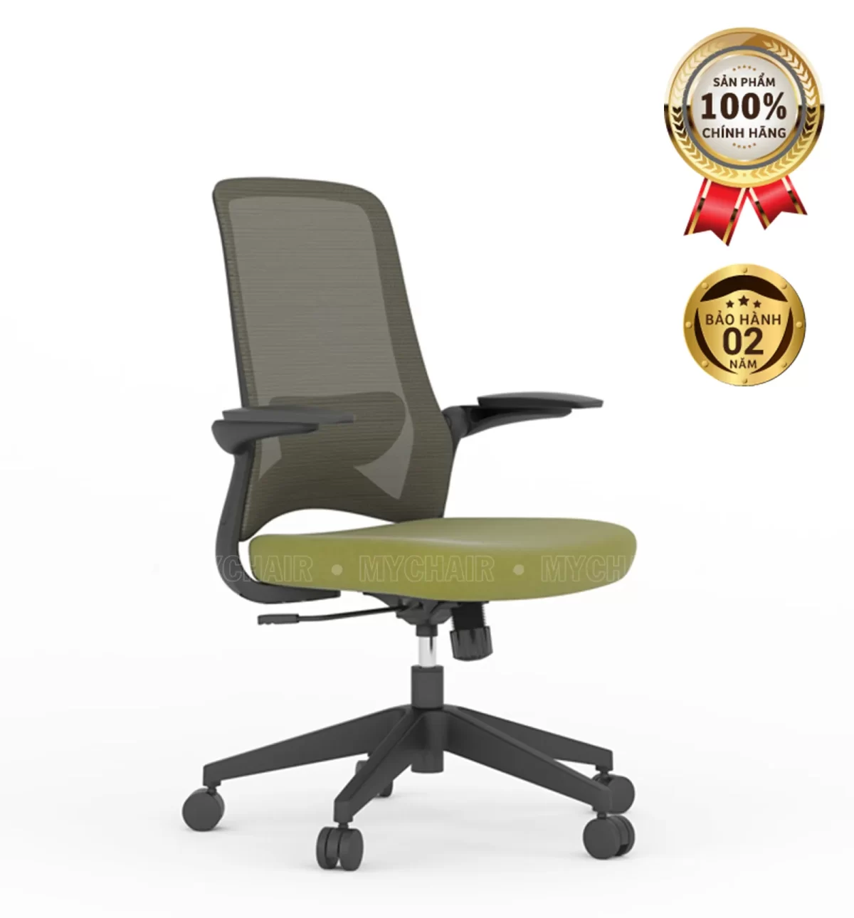 Ghế Xoay Lưới Nỉ Cao Cấp Nhập Khẩu MyChair FM121BB