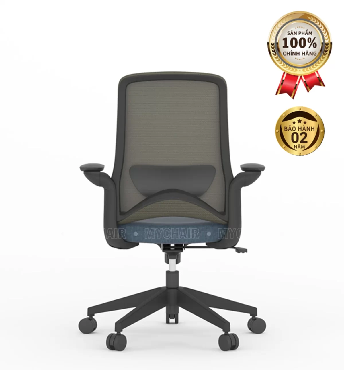 Ghế Xoay Lưới Nỉ Cao Cấp Nhập Khẩu MyChair FM121BB