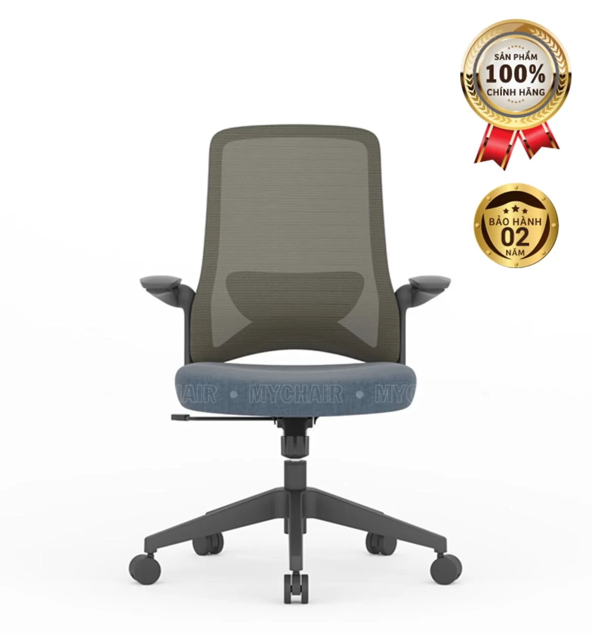 Ghế Xoay Lưới Nỉ Cao Cấp Nhập Khẩu MyChair FM121BB