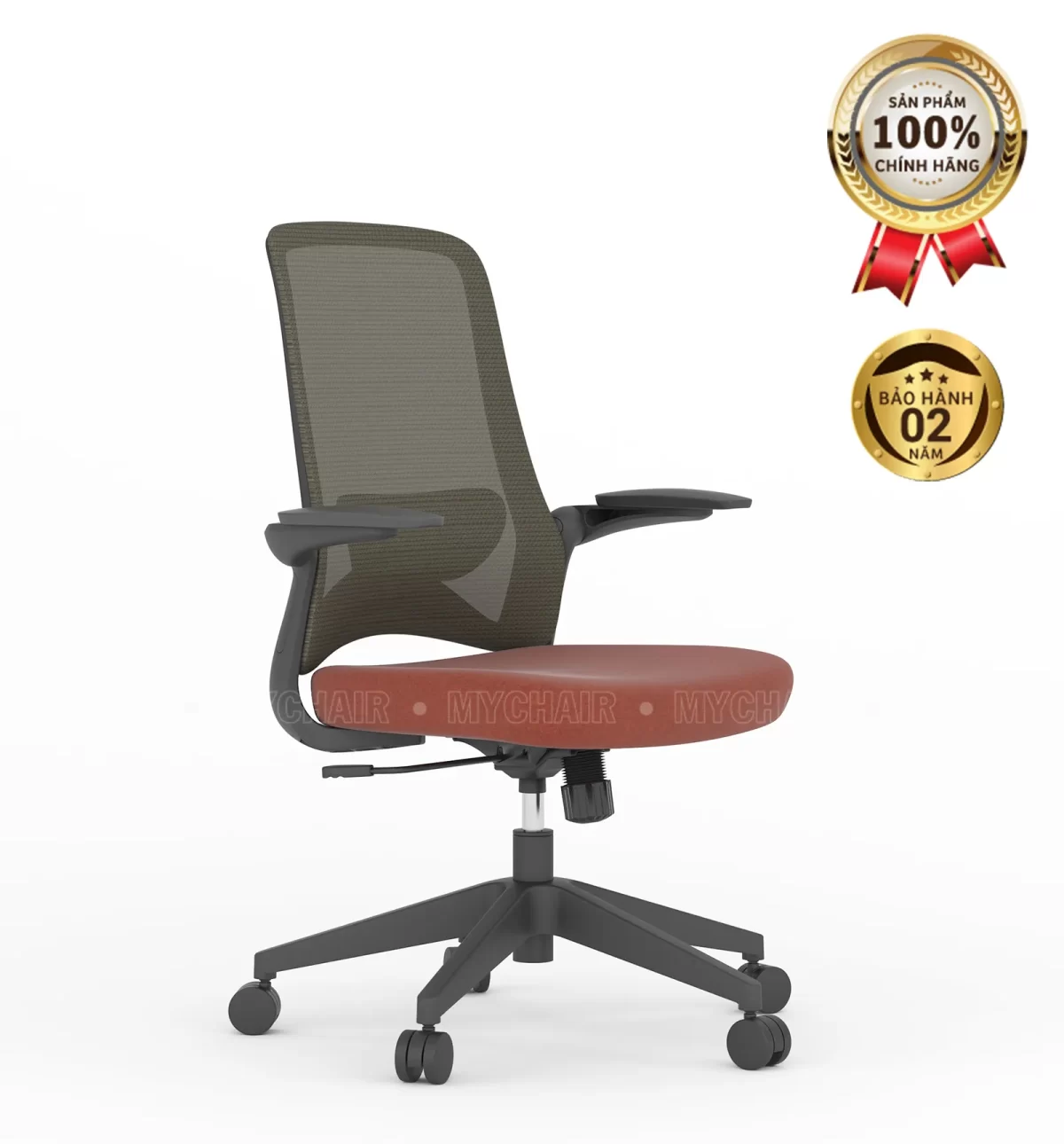 Ghế Xoay Lưới Nỉ Cao Cấp Nhập Khẩu MyChair FM121BB
