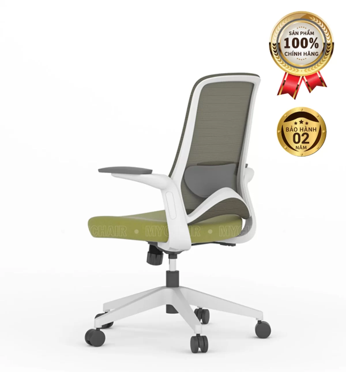 Ghế Xoay Lưới Nỉ Cao Cấp Nhập Khẩu MyChair FM121BW