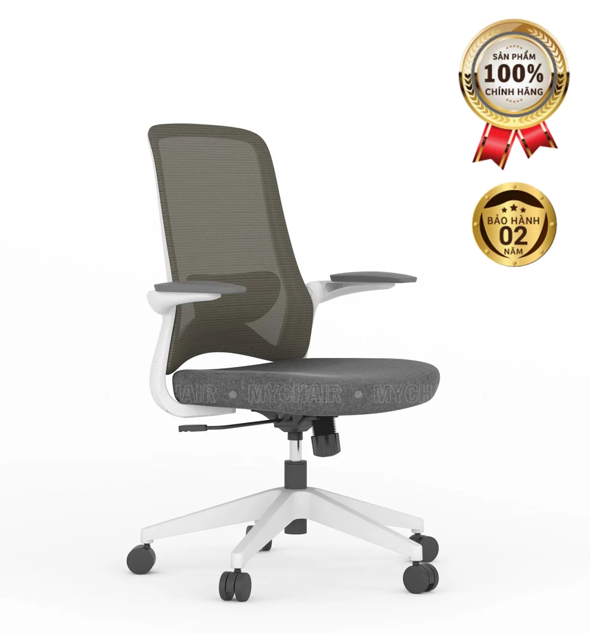 Ghế Xoay Lưới Nỉ Cao Cấp Nhập Khẩu MyChair FM121BW