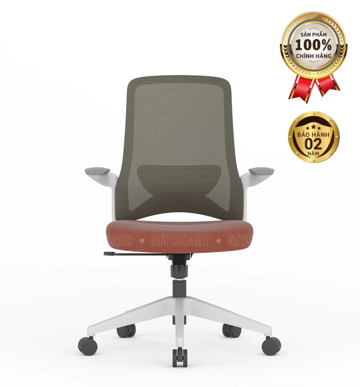 Ghế Xoay Lưới Nỉ Cao Cấp Nhập Khẩu MyChair FM121BW