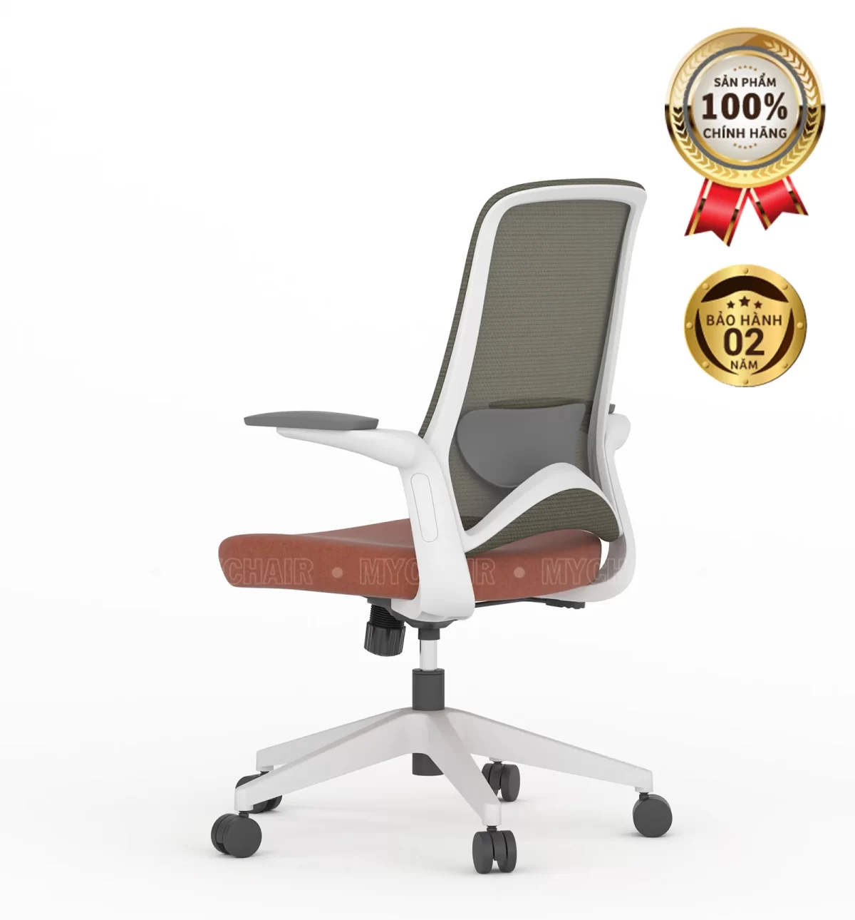 Ghế Xoay Lưới Nỉ Cao Cấp Nhập Khẩu MyChair FM121BW