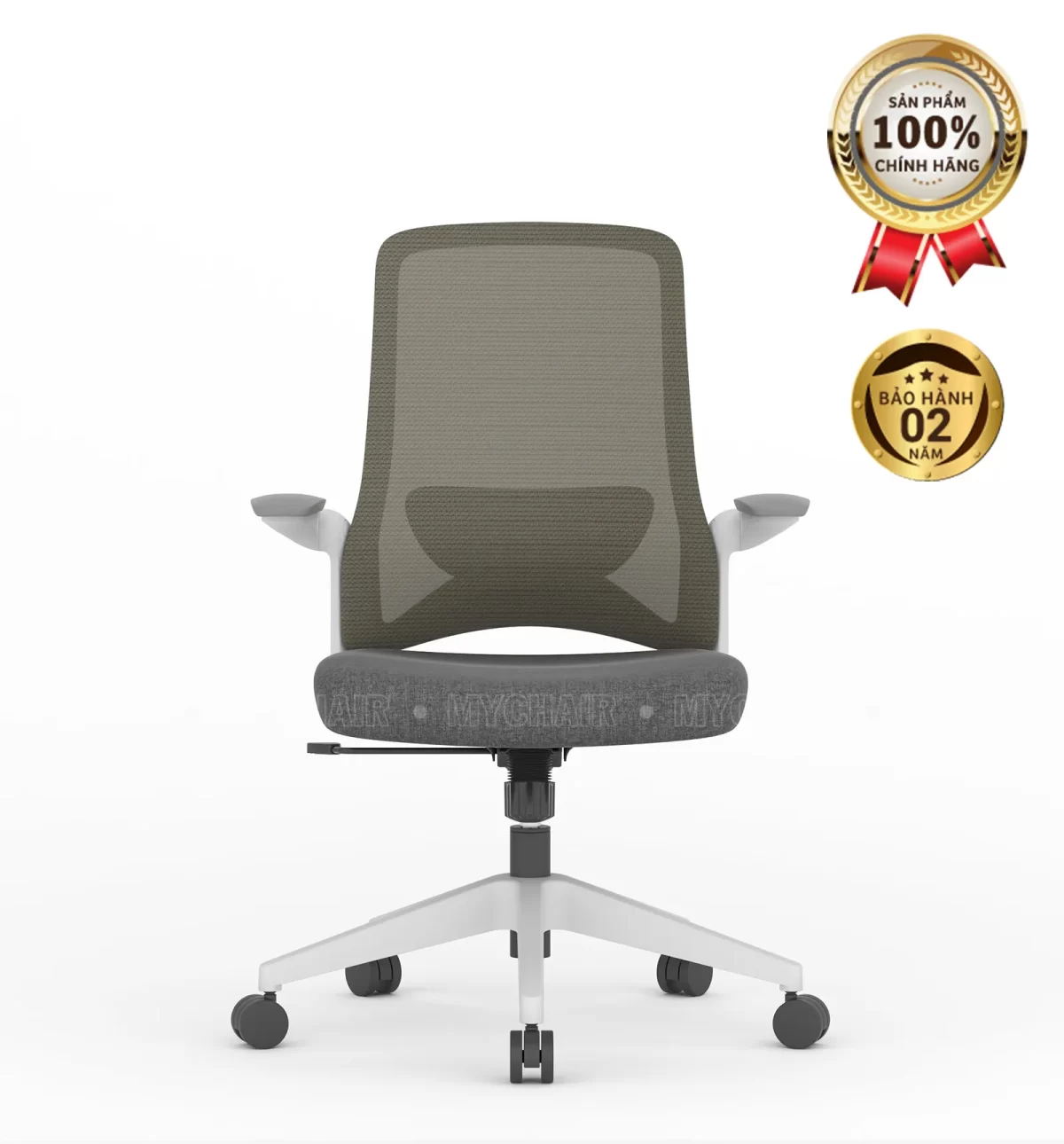 Ghế Xoay Lưới Nỉ Cao Cấp Nhập Khẩu MyChair FM121BW