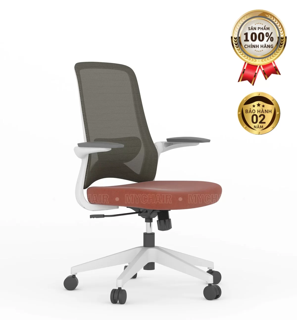 Ghế Xoay Lưới Nỉ Cao Cấp Nhập Khẩu MyChair FM121BW