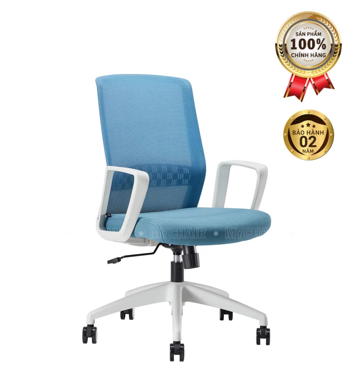 Ghế Xoay Lưới Nỉ Cao Cấp Nhập Khẩu MyChair FM126BW