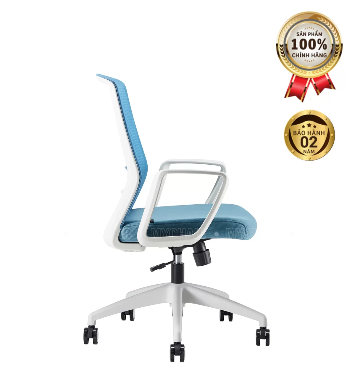 Ghế Xoay Lưới Nỉ Cao Cấp Nhập Khẩu MyChair FM126BW