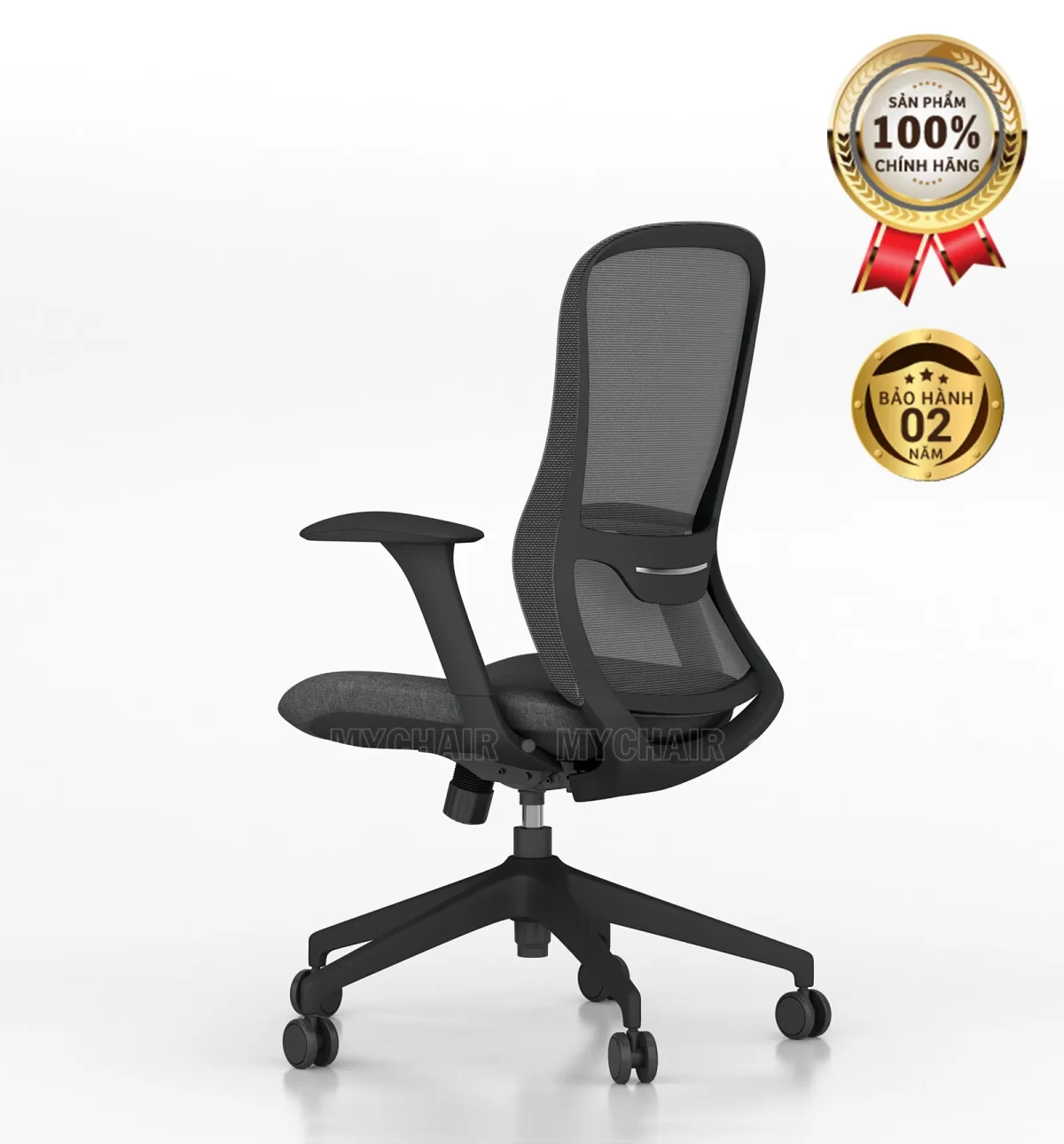 Ghế Xoay Lưới Nỉ Cao Cấp Nhập Khẩu MyChair FM114BB-1