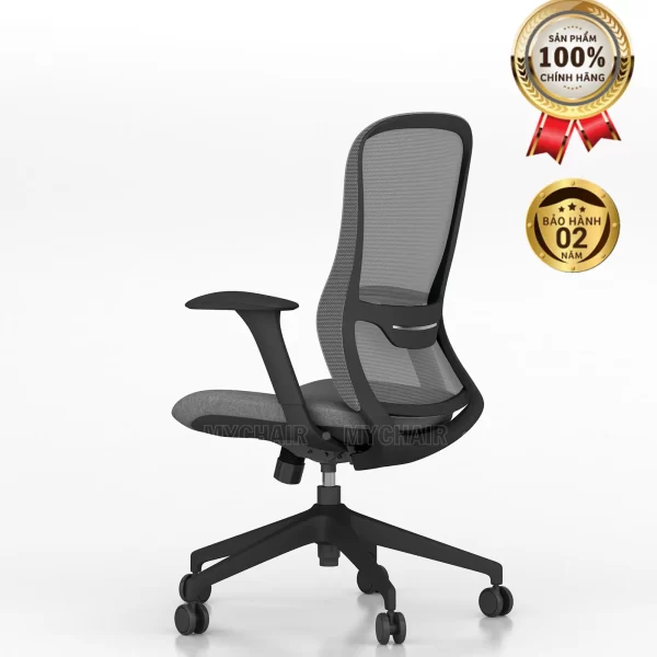 Ghế Xoay Lưới Nỉ Cao Cấp Nhập Khẩu MyChair FM114BB-1