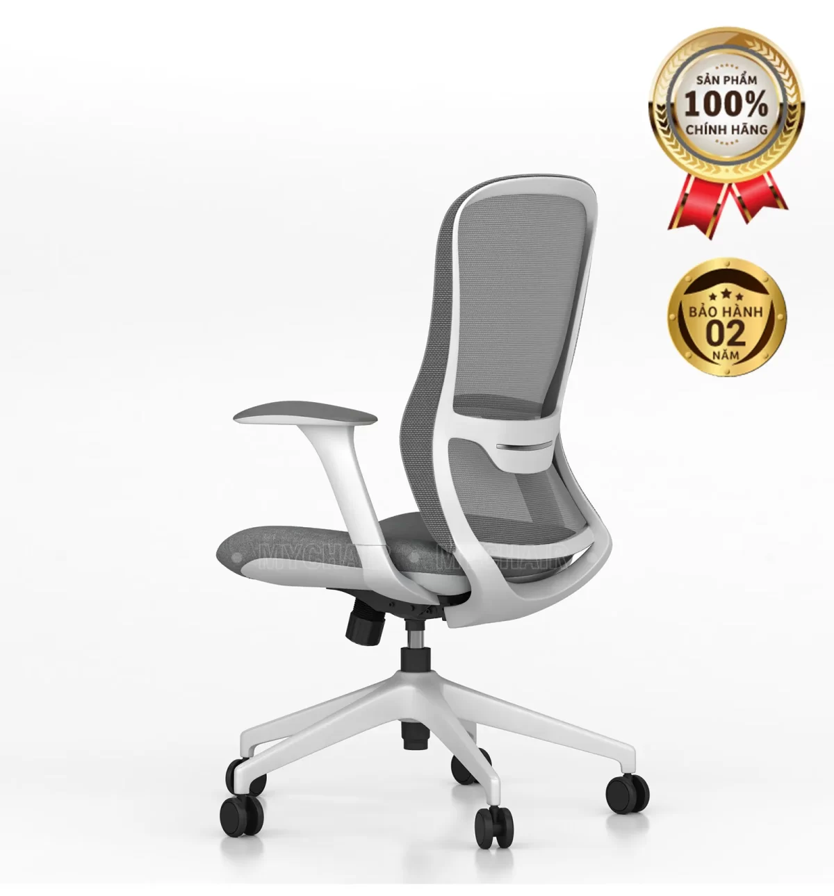 Ghế Xoay Lưới Nỉ Cao Cấp Nhập Khẩu MyChair FM114BW-1