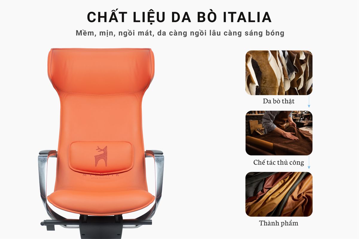 Ghế Giám Đốc Da Cao Cấp Nhập Khẩu MyChair FA11F Ghế Giám Đốc Da Cao Cấp Nhập Khẩu MyChair FA11F