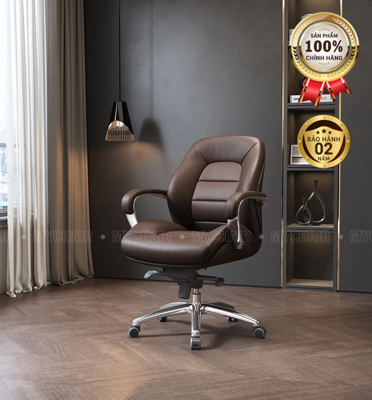 Ghế Giám Đốc Da Cao Cấp Nhập Khẩu MyChair MO101B