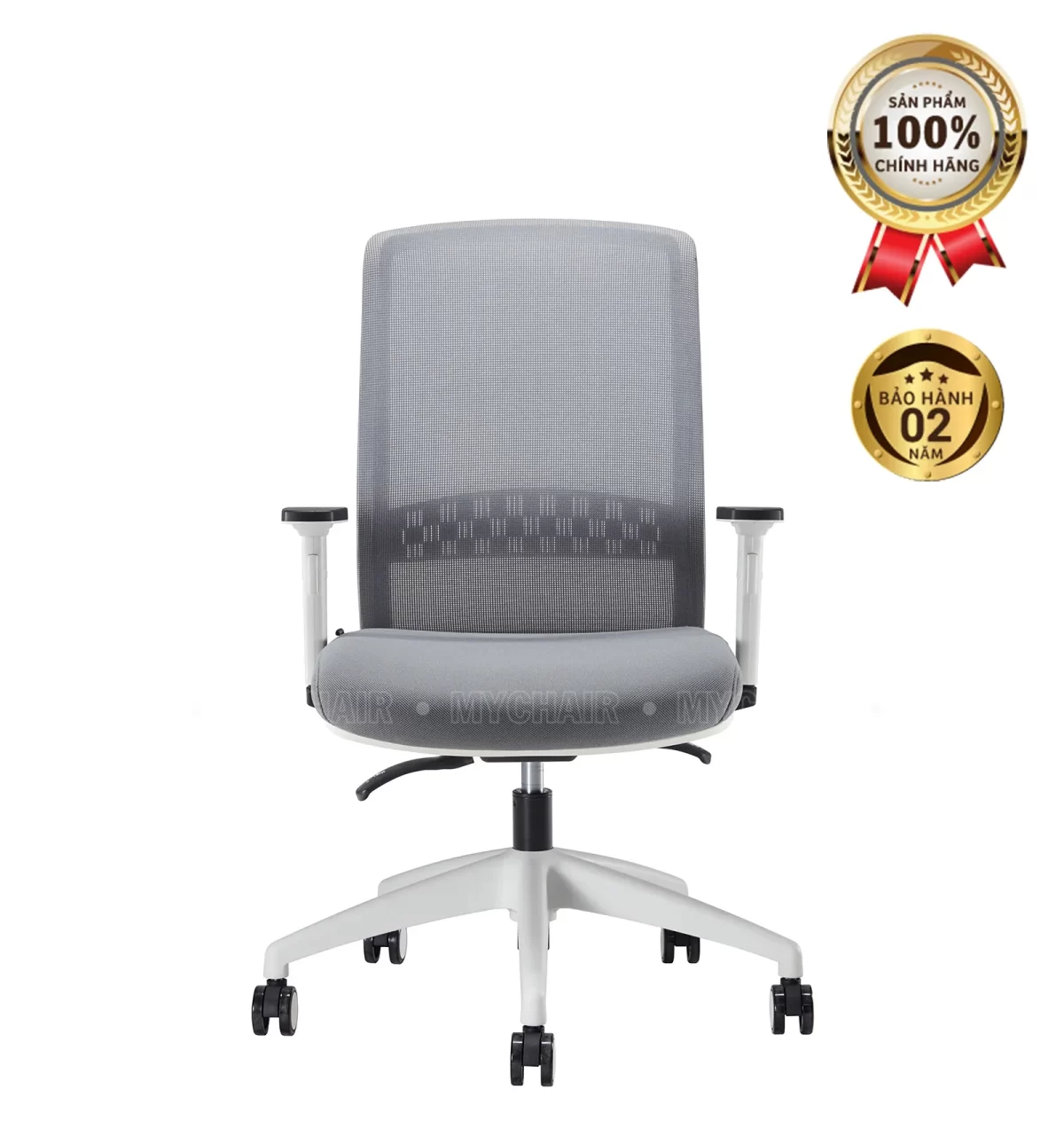 Ghế Xoay Lưới Nỉ Cao Cấp Nhập Khẩu MyChair FM126BW-2