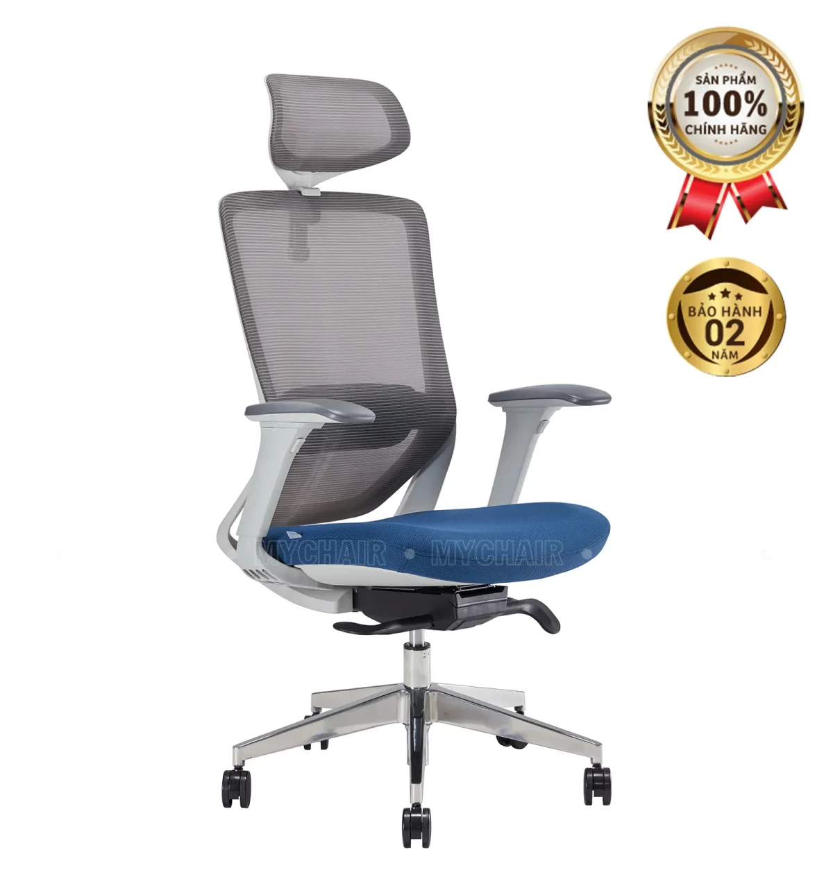 Ghế Xoay Lưới Nỉ Cao Cấp Nhập Khẩu MyChair FM48AW-1