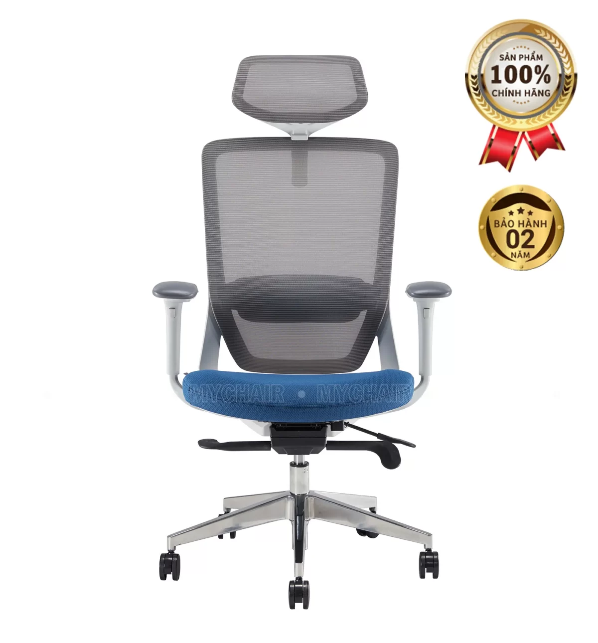 Ghế Xoay Lưới Nỉ Cao Cấp Nhập Khẩu MyChair FM48AW-1